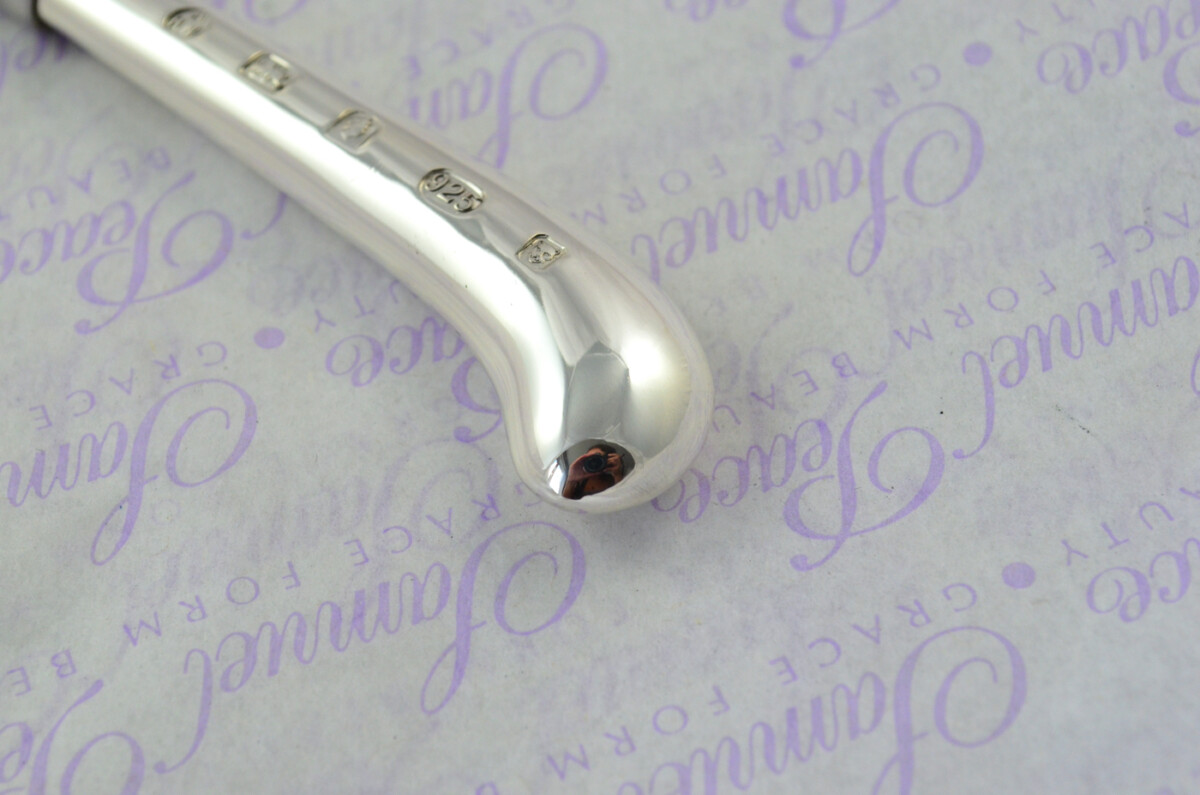 A. Haviland-Nye Cased London Sterling Silver Handled Letter Opener Feature Hallmarked Pistol Pattern 1977 - Image 3