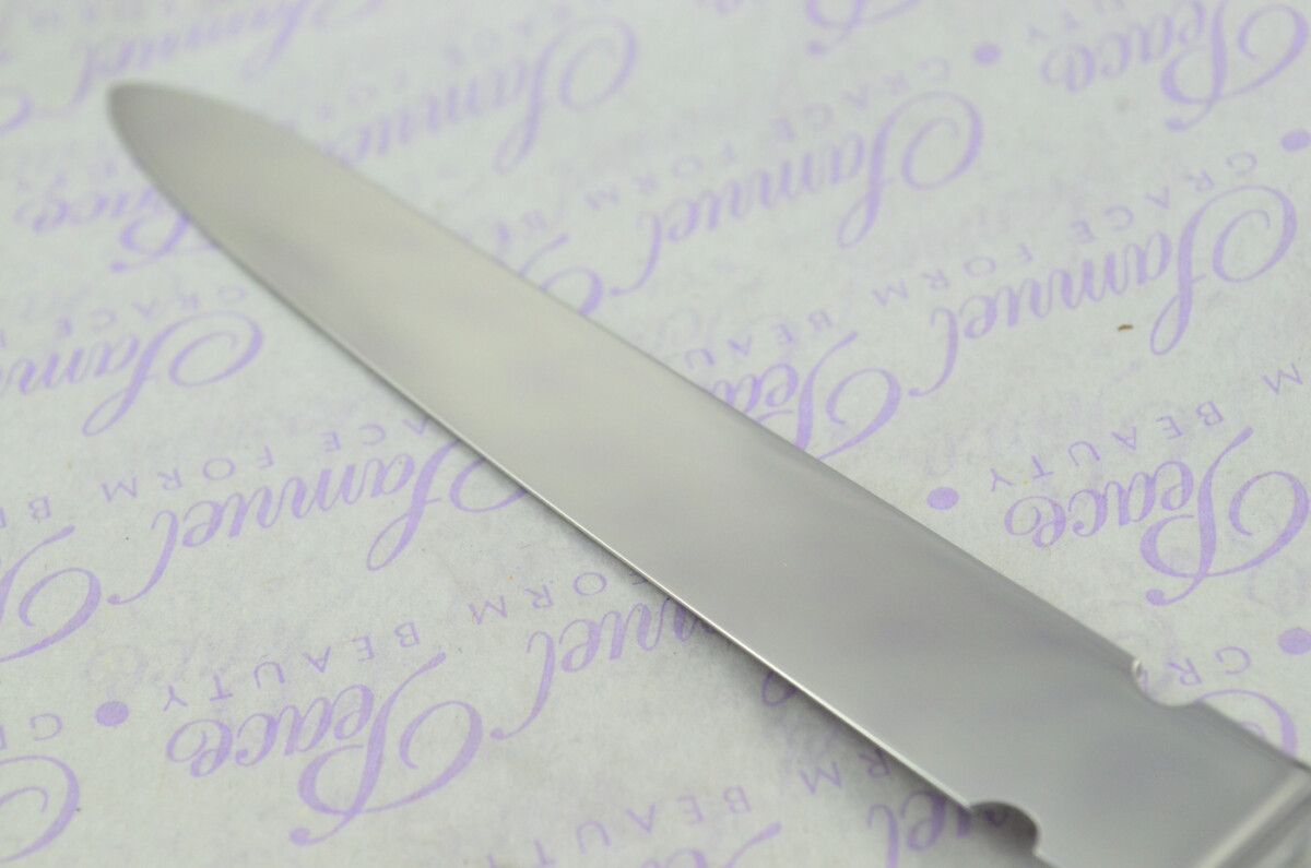 Rattail Pattern Cased Sheffield Sterling Silver Handled Letter Opener 1965 - Image 5