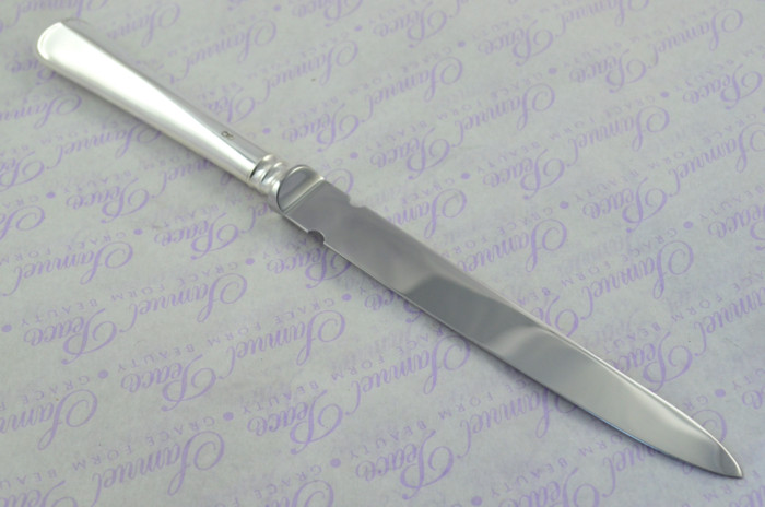 Rattail Pattern Cased Sheffield Sterling Silver Handled Letter Opener 1965 - Image 6