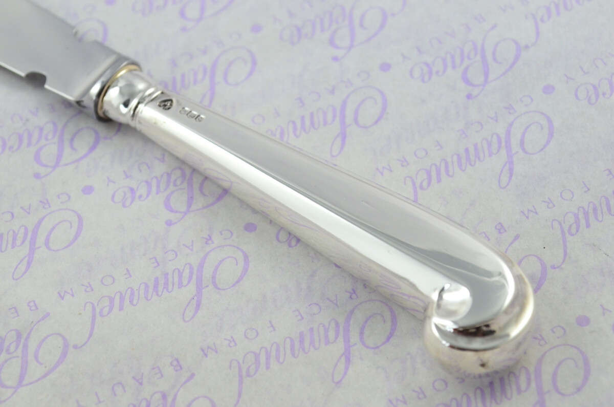 A. Haviland-Nye Cased Sheffield Sterling Silver Handled Letter Opener Octagonal Pistol Pattern 1972 - Image 4
