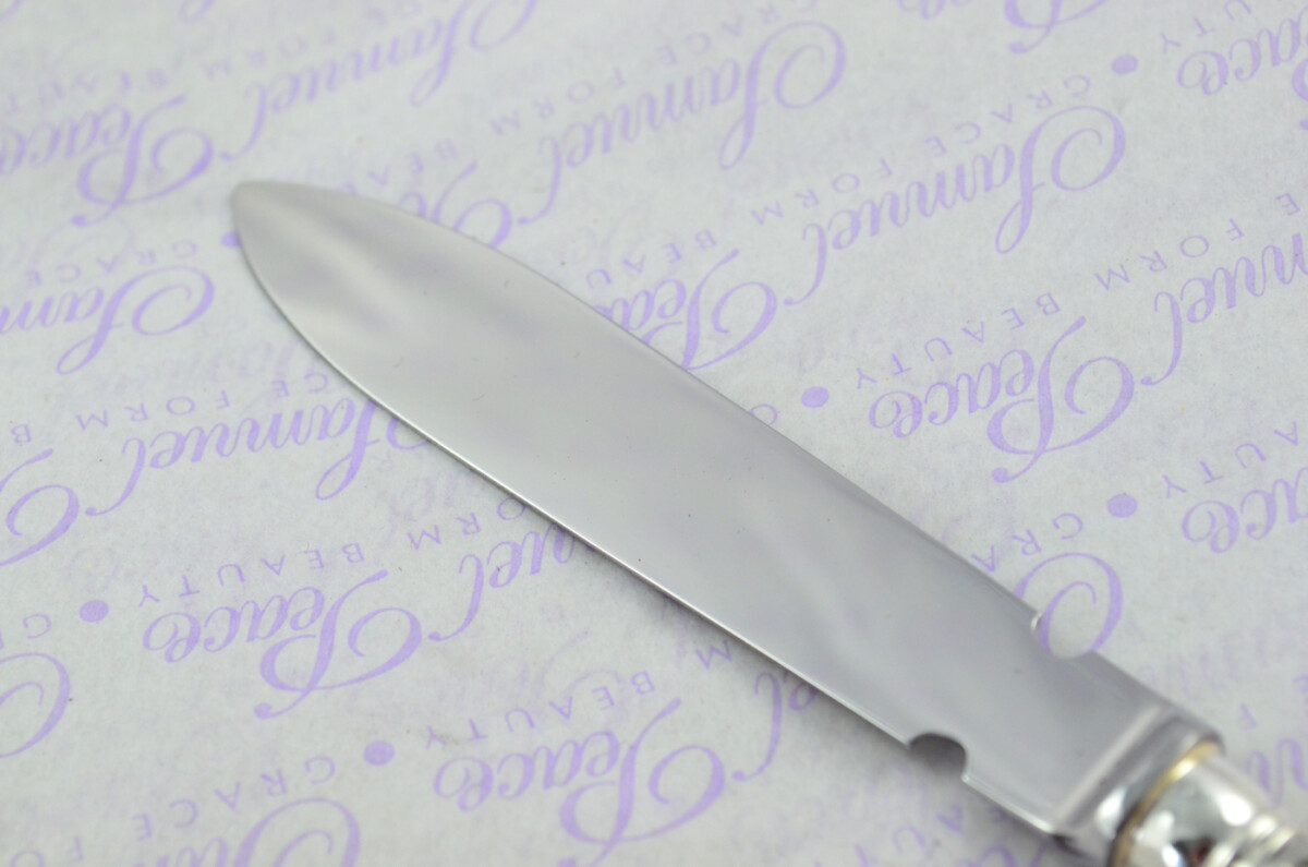 A. Haviland-Nye Cased Sheffield Sterling Silver Handled Letter Opener Octagonal Pistol Pattern 1972 - Image 6