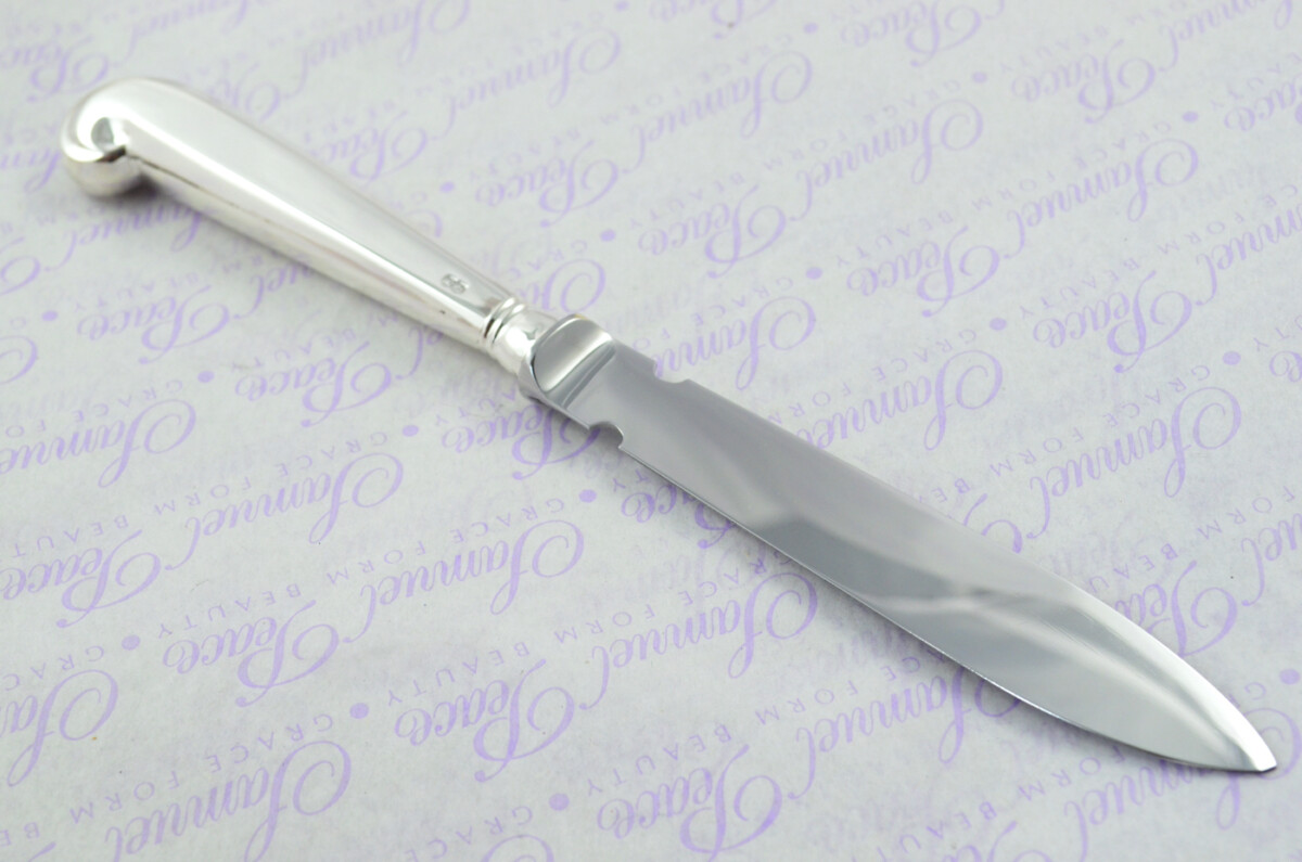 A. Haviland-Nye Cased Sheffield Sterling Silver Handled Letter Opener Octagonal Pistol Pattern 1972 - Image 7
