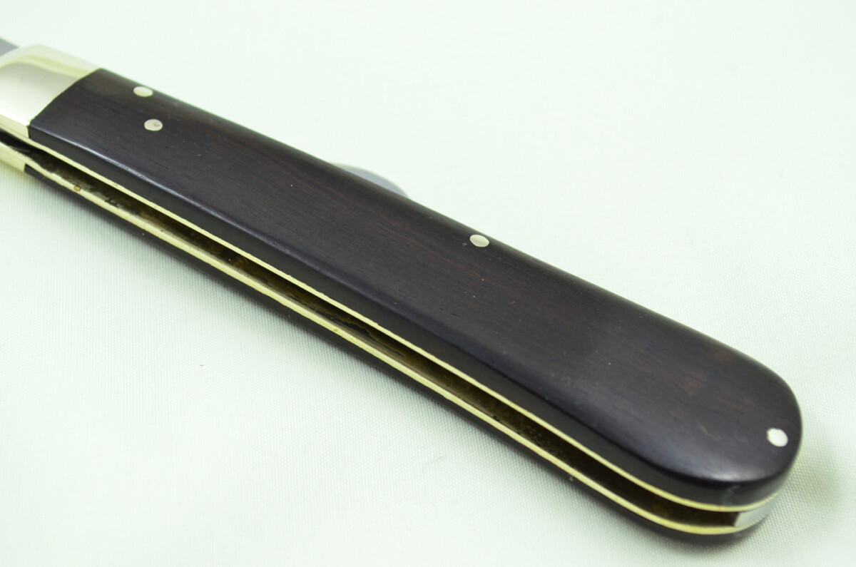 HUGE Lockwood Bros Sheffield Made 1 Bladed Ebony Scaled lock Knife - Image 4