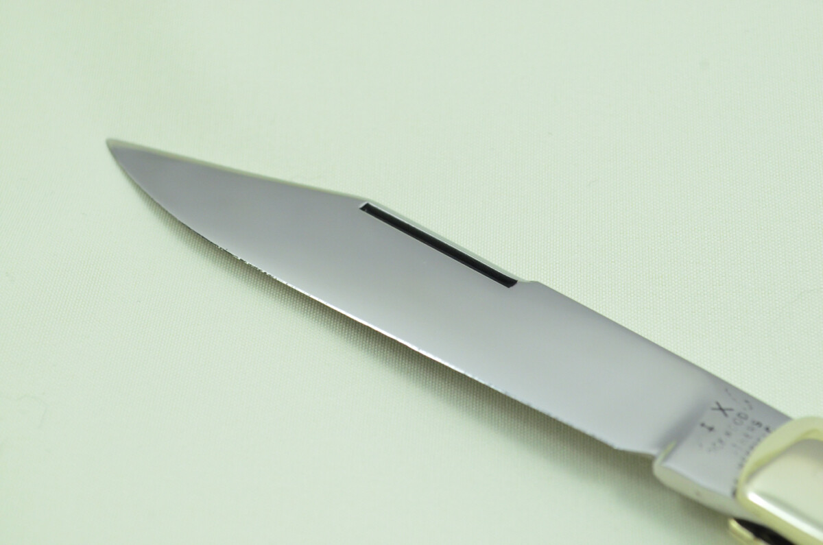 HUGE Lockwood Bros Sheffield Made 1 Bladed Ebony Scaled lock Knife - Image 5