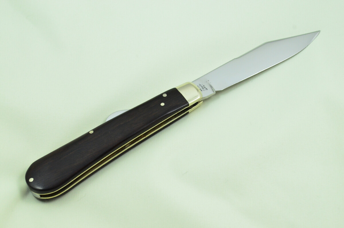 HUGE Lockwood Bros Sheffield Made 1 Bladed Ebony Scaled lock Knife - Image 8