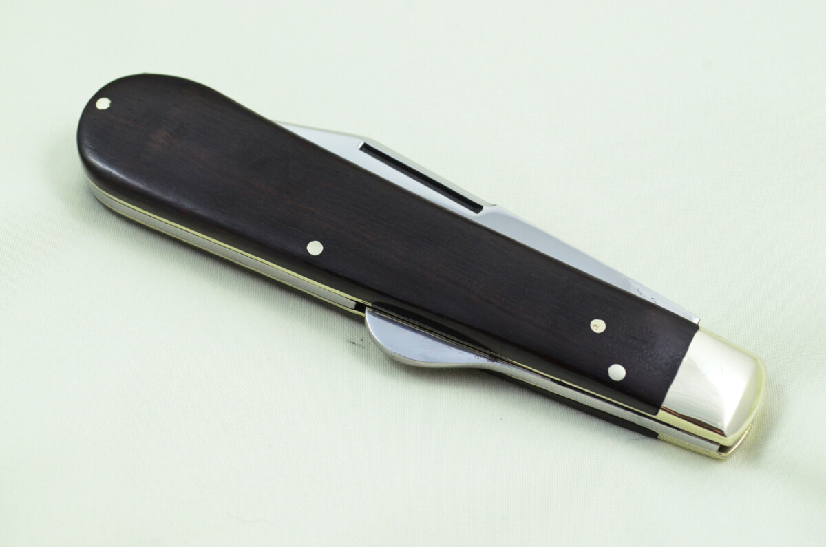 HUGE Lockwood Bros Sheffield Made 1 Bladed Ebony Scaled lock Knife - Image 10