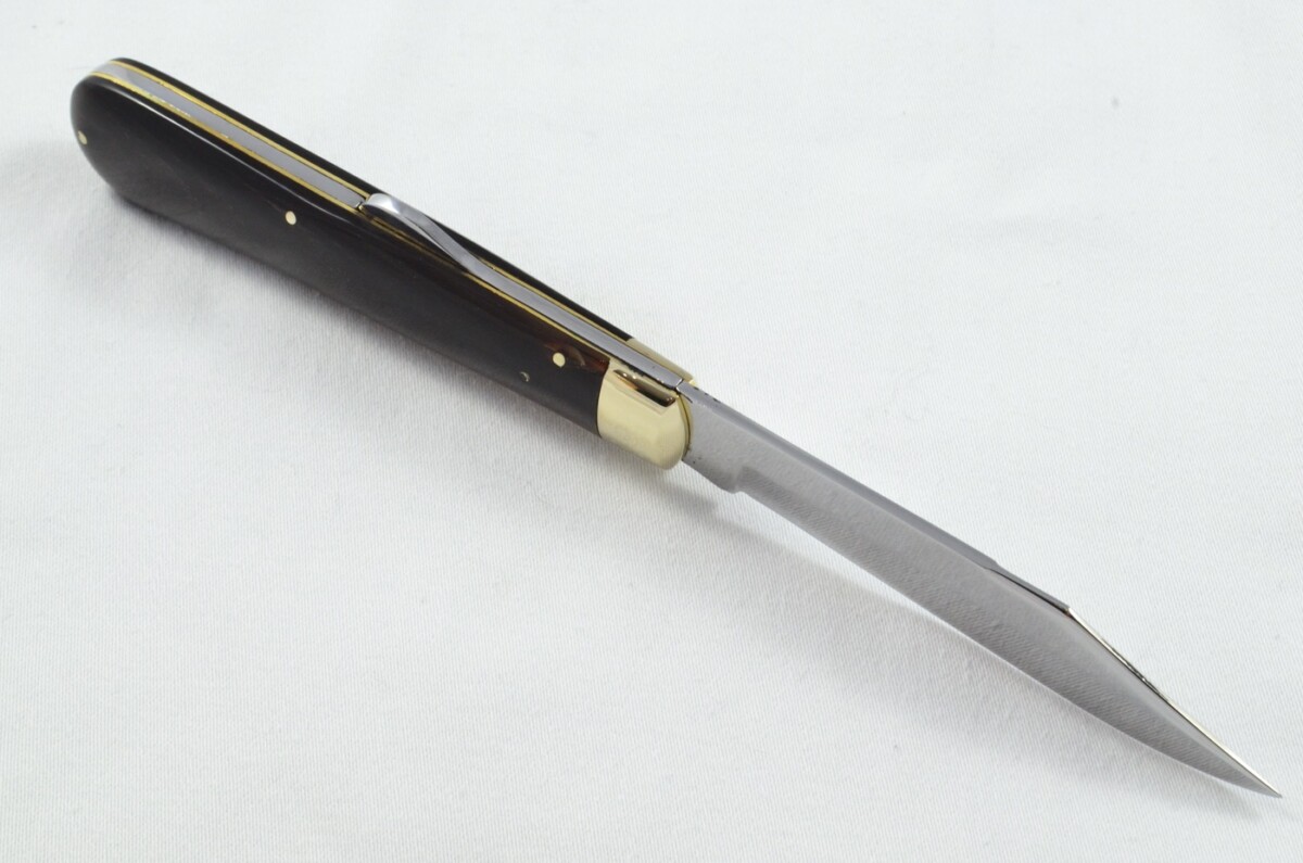 Lockwood Brothers New Old Stock Sheffield Made Pen Pocket Lock Knife with Water Buffalo Scales - Image 6