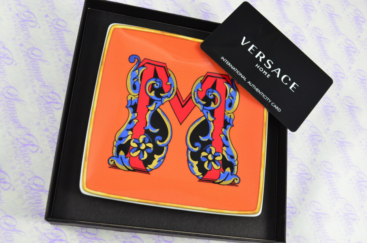 VERSACE ALPHABET M DISH 12CM - Image 5