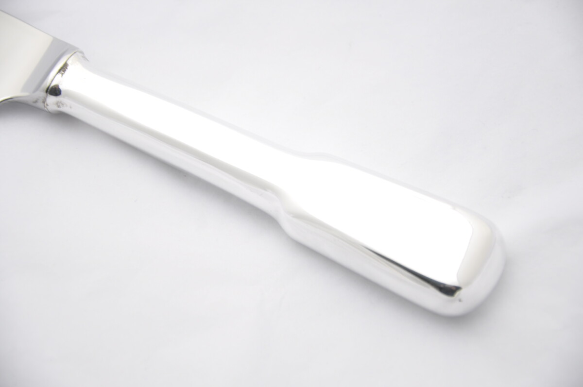 Old English Fiddle Pattern Silver Plated Wedding Cake Knife Gift Boxed - Image 2