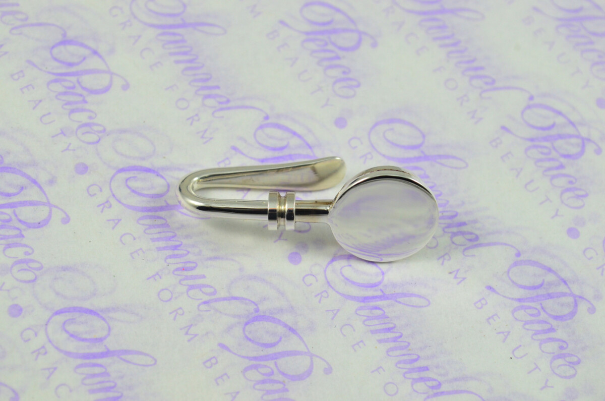 Sterling Silver Hallmarked Napkin Clip Hallmarked 2025 Made in Sheffield England - Image 4
