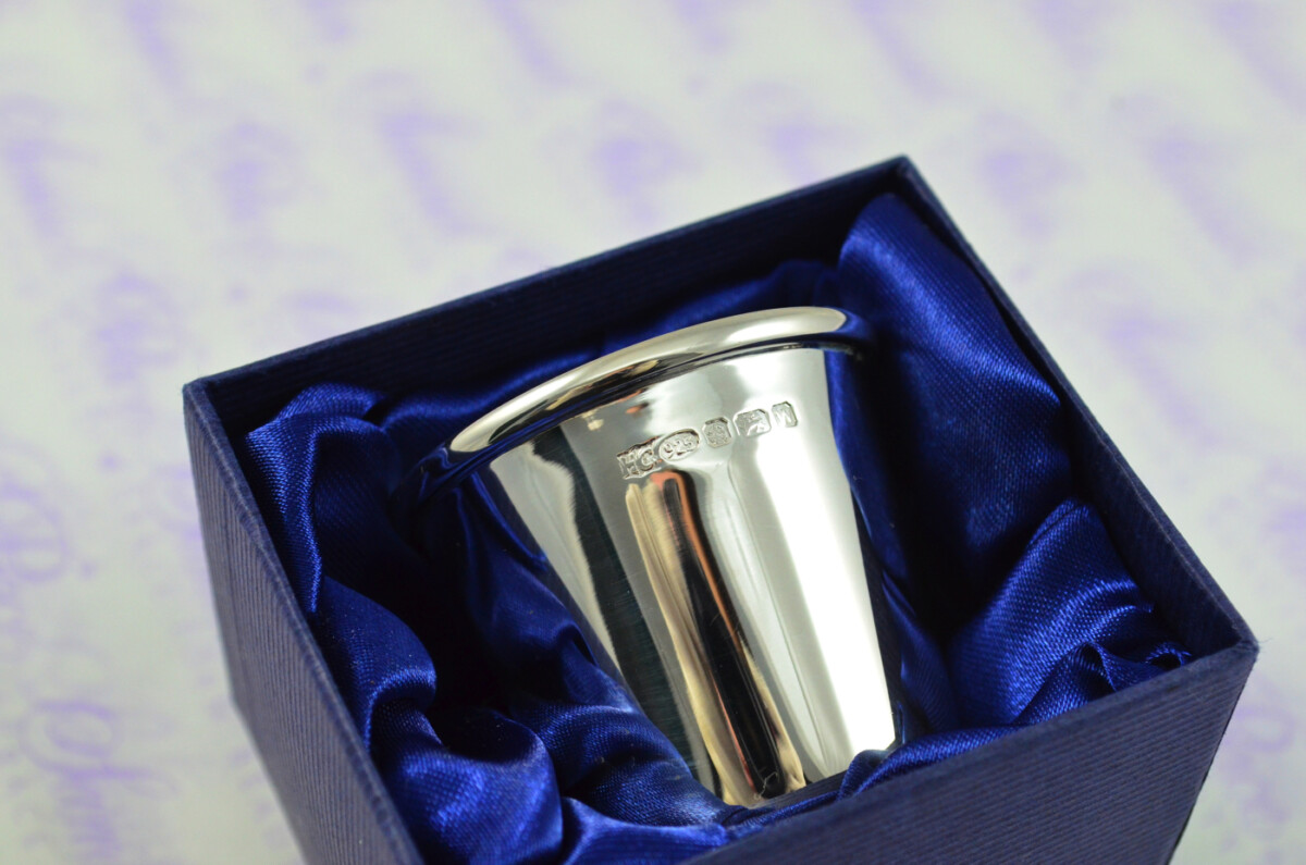 Sterling Silver Nips Cup Shooting Cup Shot Vessel Hallmarked 2022 - Image 6