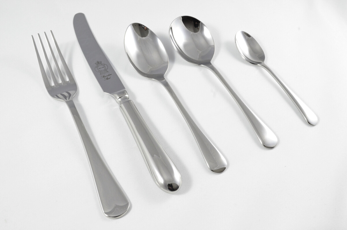 New Old English Pattern 5 Piece place Setting Made in Sheffield England Stainless Steel Cutlery - Image 3