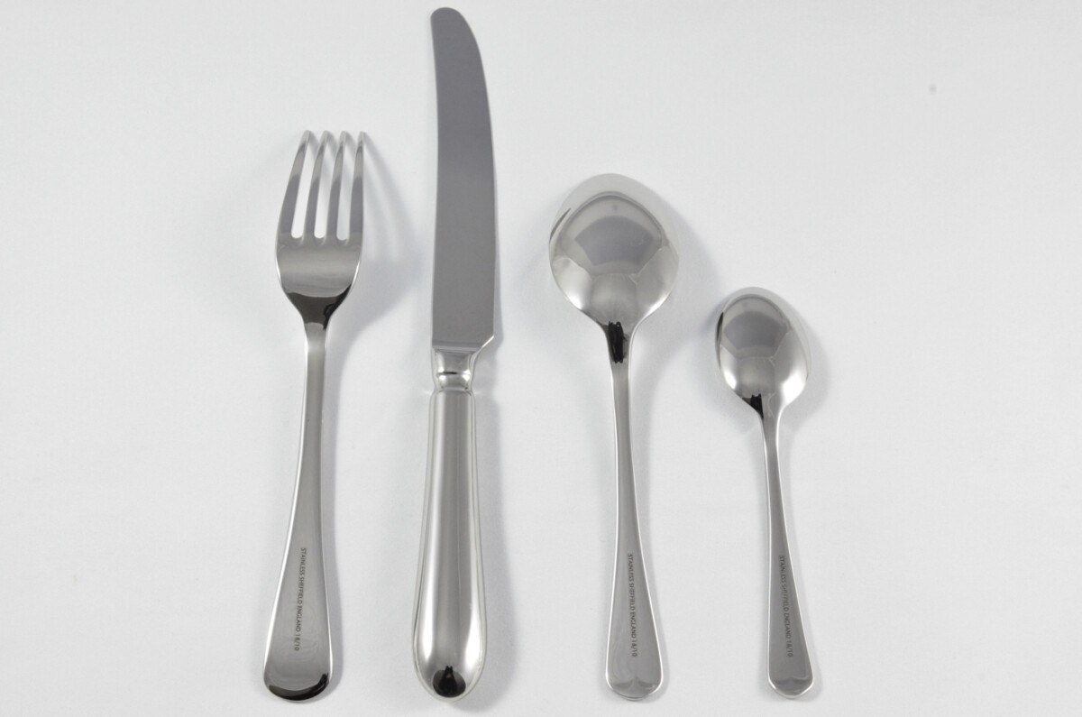 New Old English Pattern 4 Piece place Setting Made in Sheffield England Stainless Steel Cutlery - Image 2