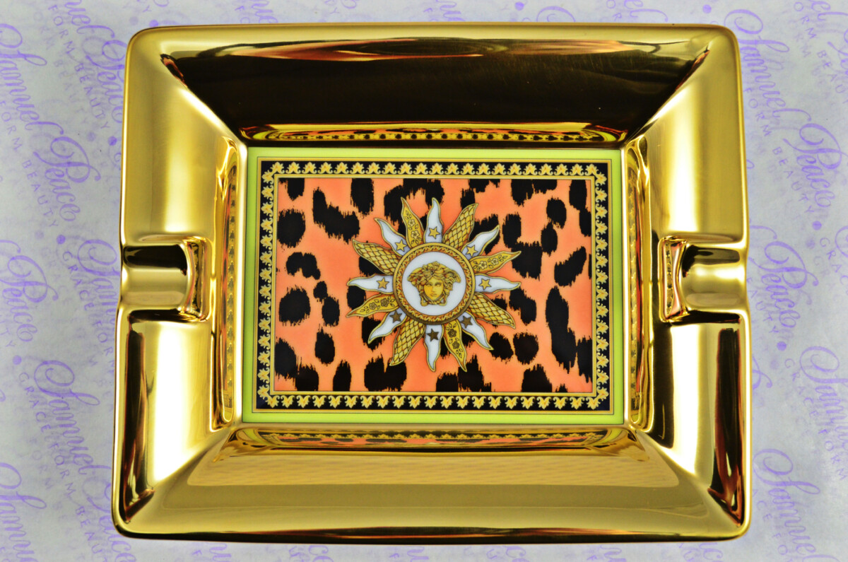 VERSACE JUNGLE ANIMALIER ASHTRAY 13 CM - Image 2