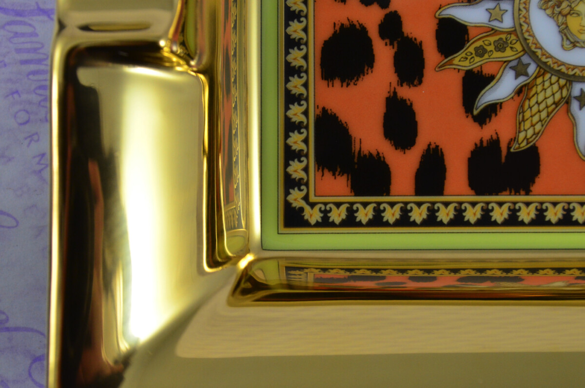 VERSACE JUNGLE ANIMALIER ASHTRAY 13 CM - Image 8