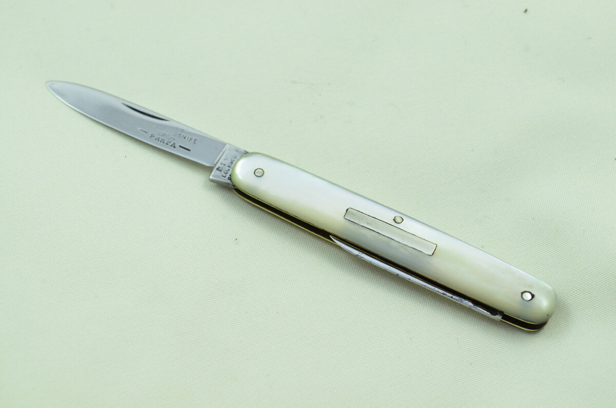 Double Blade Fantastic Carbon Steel Bladed Mother Of Pearl Fully Restored Sheffield Made Pen/Pocket Knife c1900 Maker Lockwood - Image 6