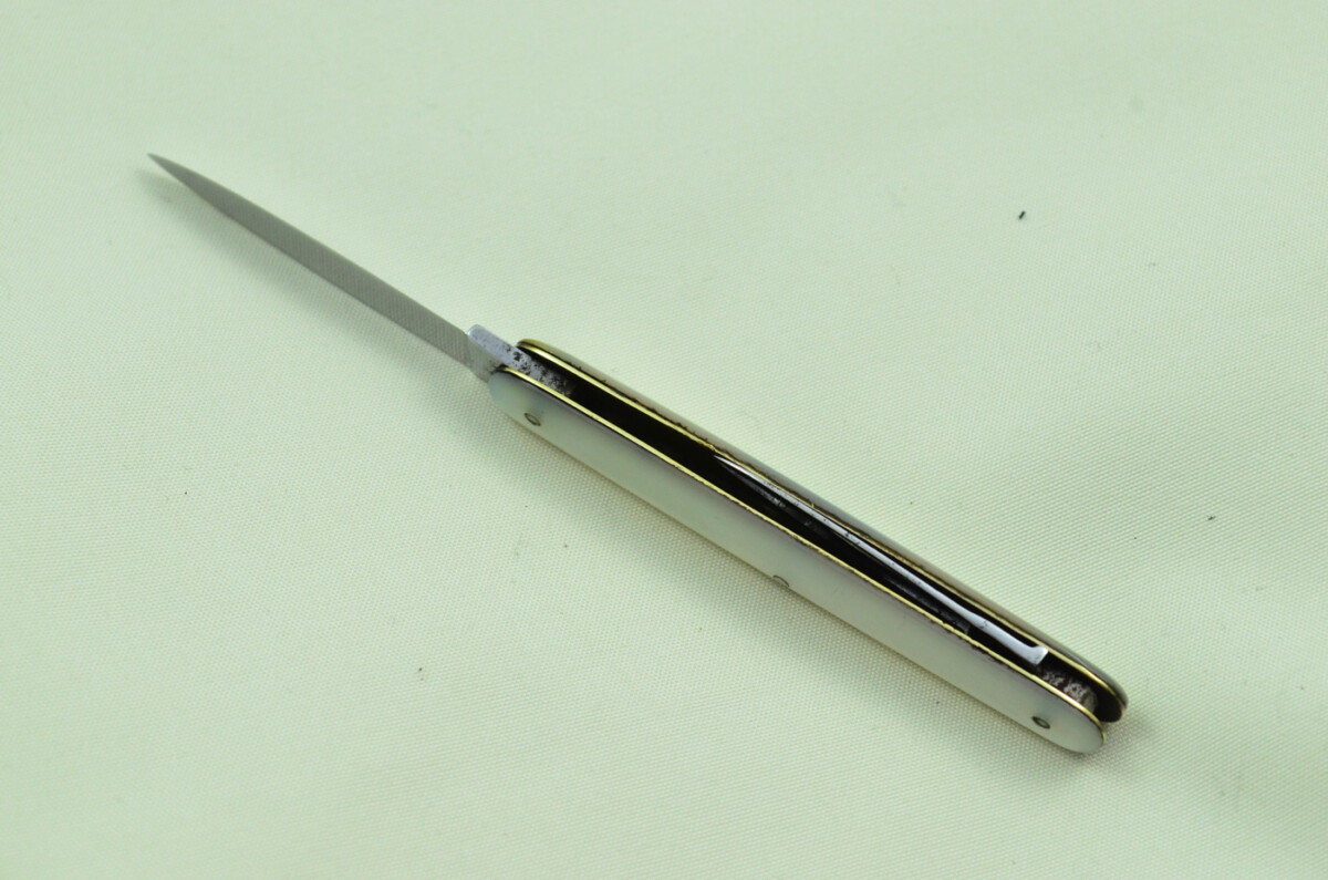 Double Blade Fantastic Carbon Steel Bladed Mother Of Pearl Fully Restored Sheffield Made Pen/Pocket Knife c1900 Maker Lockwood - Image 8