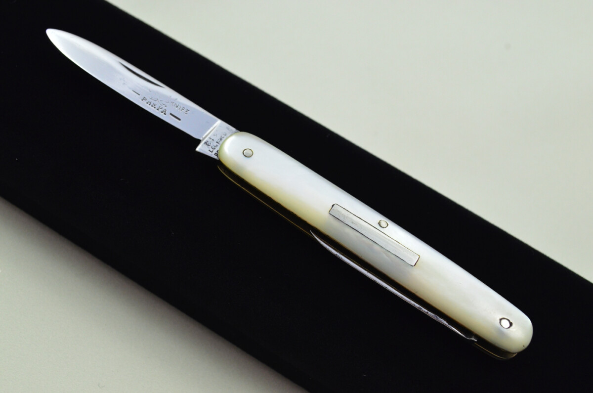 Double Blade Fantastic Carbon Steel Bladed Mother Of Pearl Fully Restored Sheffield Made Pen/Pocket Knife c1900 Maker Lockwood - Image 2