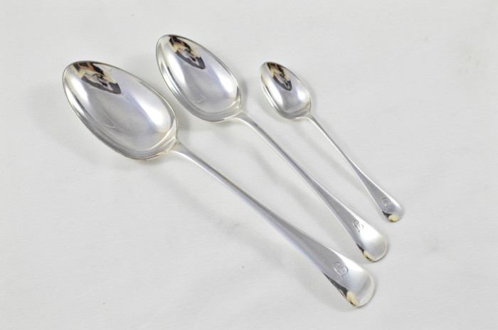 Antique Canteen of Cutlery By Pearce & Sons Ltd  - Silver Plated - Old English Pattern - 102 Pieces - Image 8