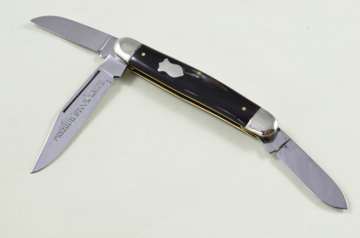 Stock Knife Sheffield Made 3 blade Pen Pocket Folding Knife Water Buffalo Scaled Pen Knife