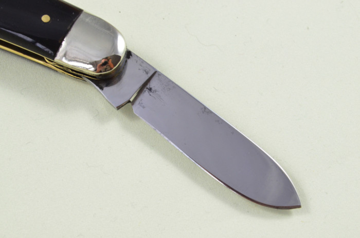 Stock Knife Sheffield Made 3 blade Pen Pocket Folding Knife Water Buffalo Scaled Pen Knife - Image 3