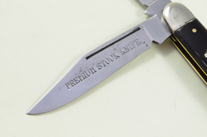 Stock Knife Sheffield Made 3 blade Pen Pocket Folding Knife Water Buffalo Scaled Pen Knife - Image 4