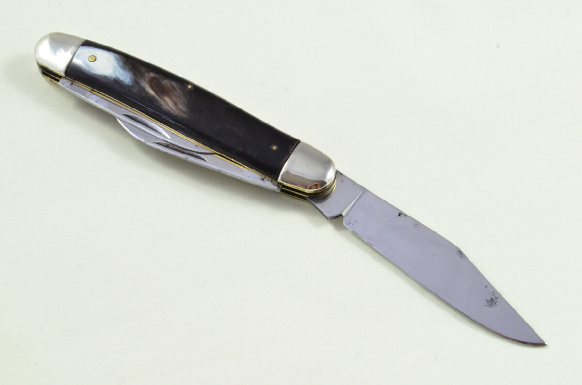Stock Knife Sheffield Made 3 blade Pen Pocket Folding Knife Water Buffalo Scaled Pen Knife - Image 7