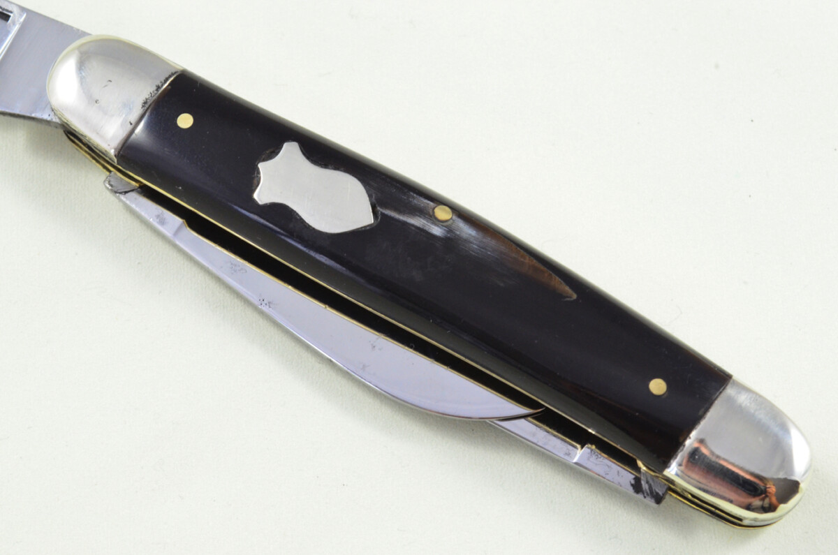 Stock Knife Sheffield Made 3 blade Pen Pocket Folding Knife Water Buffalo Scaled Pen Knife - Image 8