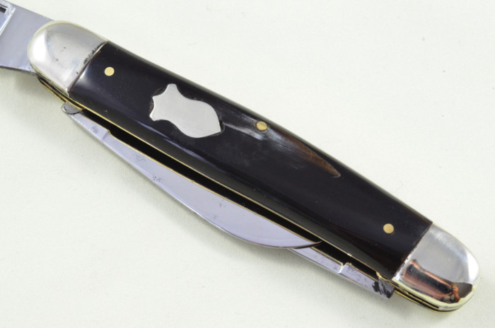Stock Knife Sheffield Made 3 blade Pen Pocket Folding Knife Water Buffalo Scaled Pen Knife - Image 8