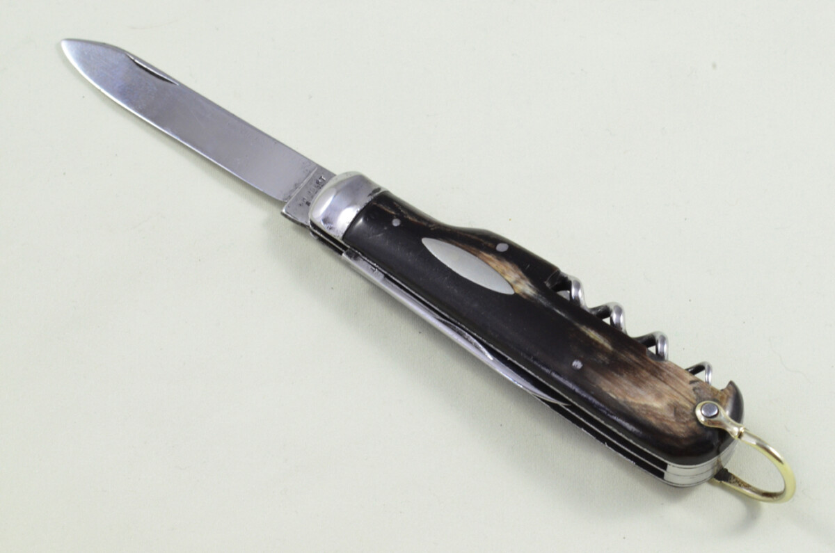 S Hibbert Sheffield Made 4 blade Pen Pocket Folding Knife Water Buffalo Scaled Pen Knife - Image 10