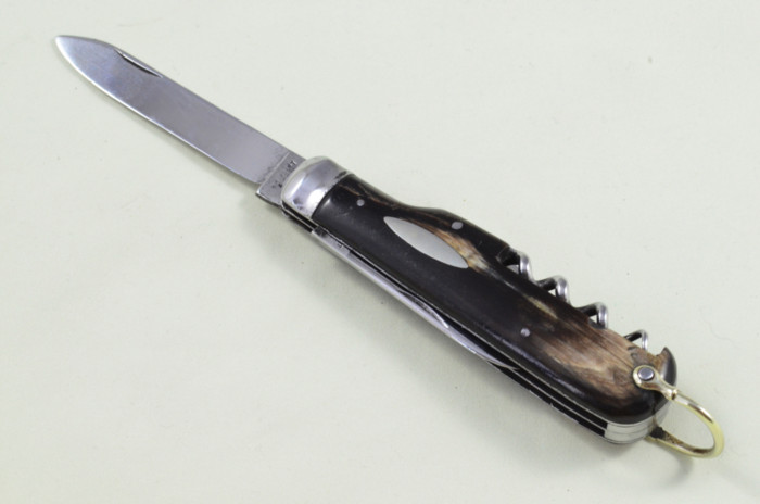 S Hibbert Sheffield Made 4 blade Pen Pocket Folding Knife Water Buffalo Scaled Pen Knife - Image 10