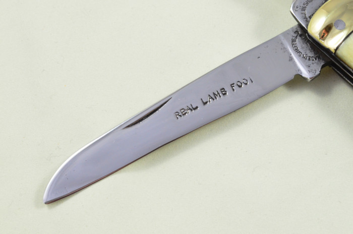 Sheffield Made 2 blade Pen Pocket Folding Knife Water Buffalo Scaled Pen Knife - Image 2