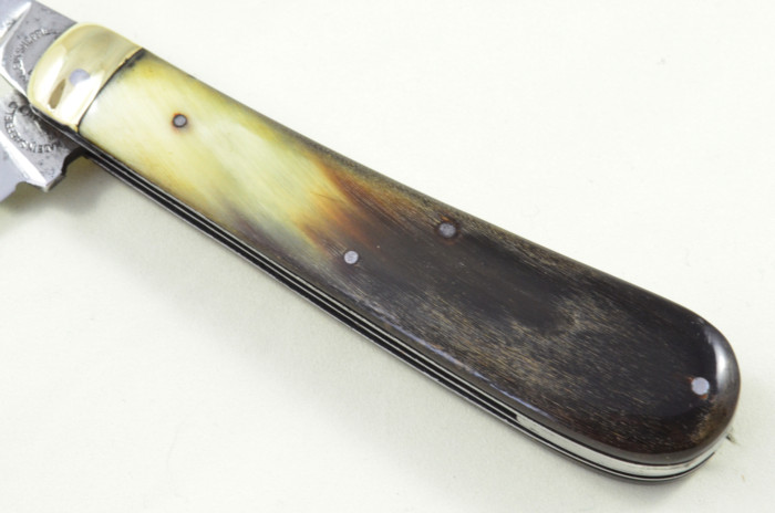 Sheffield Made 2 blade Pen Pocket Folding Knife Water Buffalo Scaled Pen Knife - Image 4