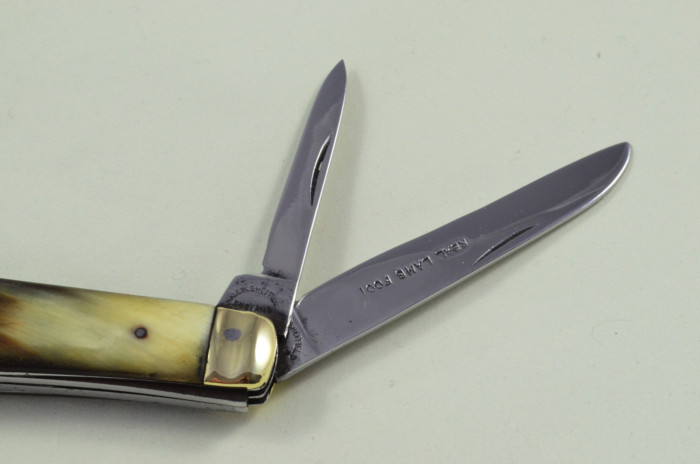 Sheffield Made 2 blade Pen Pocket Folding Knife Water Buffalo Scaled Pen Knife - Image 7