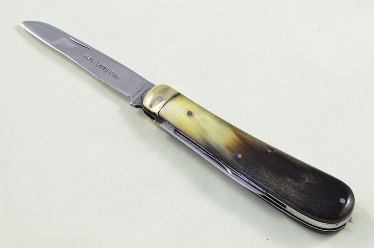Sheffield Made 2 blade Pen Pocket Folding Knife Water Buffalo Scaled Pen Knife - Image 8