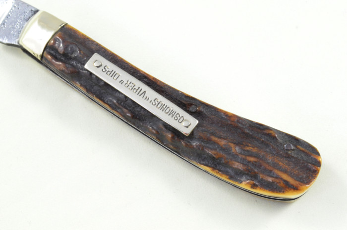 Joseph Rodgers Sheffield Made Pruning Knife Stag Antler Horn Scaled Pen Knife - Image 2