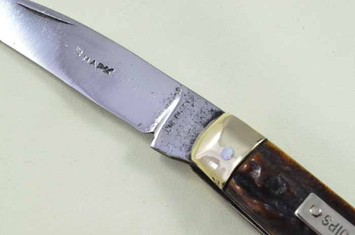 Joseph Rodgers Sheffield Made Pruning Knife Stag Antler Horn Scaled Pen Knife - Image 5