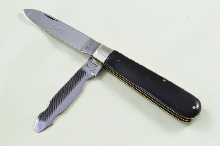 IXL Wolstenholme Sheffield Made 2 blade Pen Pocket Folding Knife Water Fibre Scaled Pen Knife