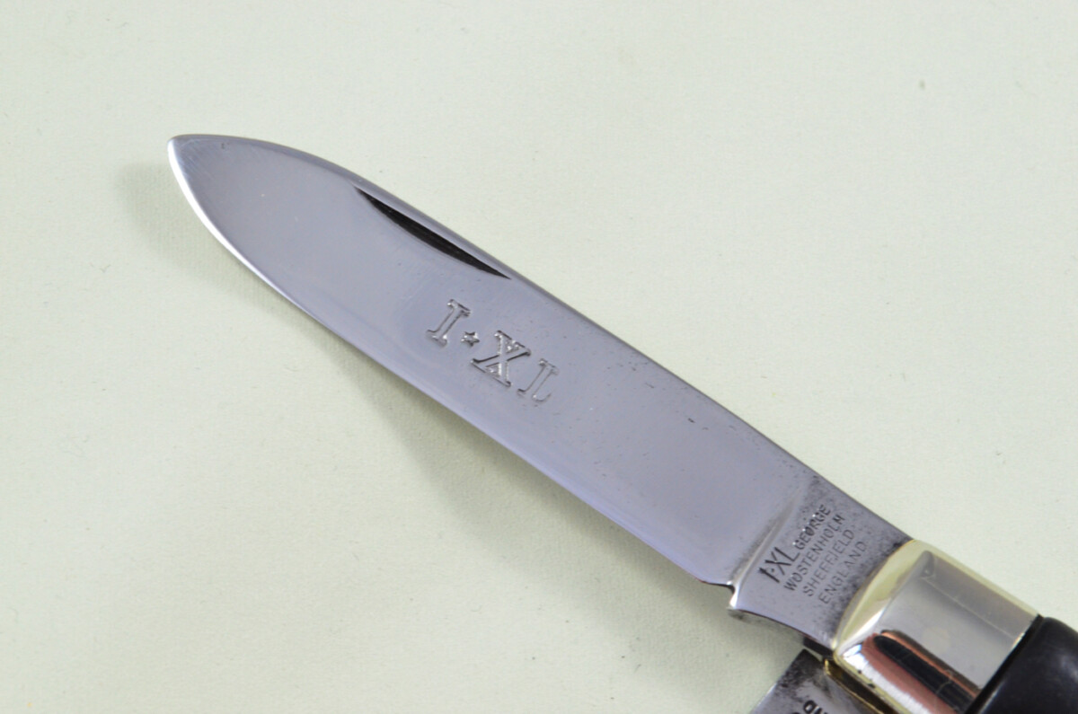 IXL Wolstenholme Sheffield Made 2 blade Pen Pocket Folding Knife Water Fibre Scaled Pen Knife - Image 2