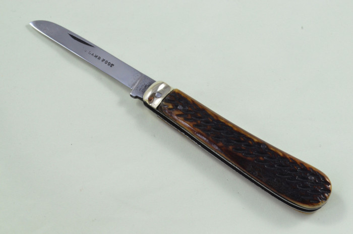 Sheffield Made Lambs Foot Knife Stag Antler Horn Scaled Pen Knife