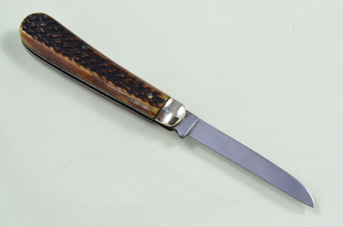 Sheffield Made Lambs Foot Knife Stag Antler Horn Scaled Pen Knife - Image 4