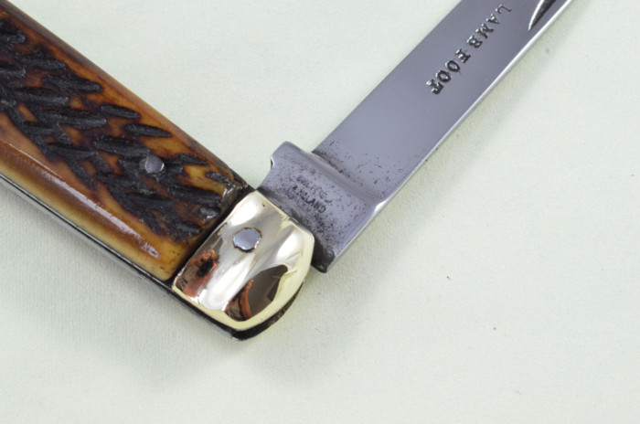 Sheffield Made Lambs Foot Knife Stag Antler Horn Scaled Pen Knife - Image 5