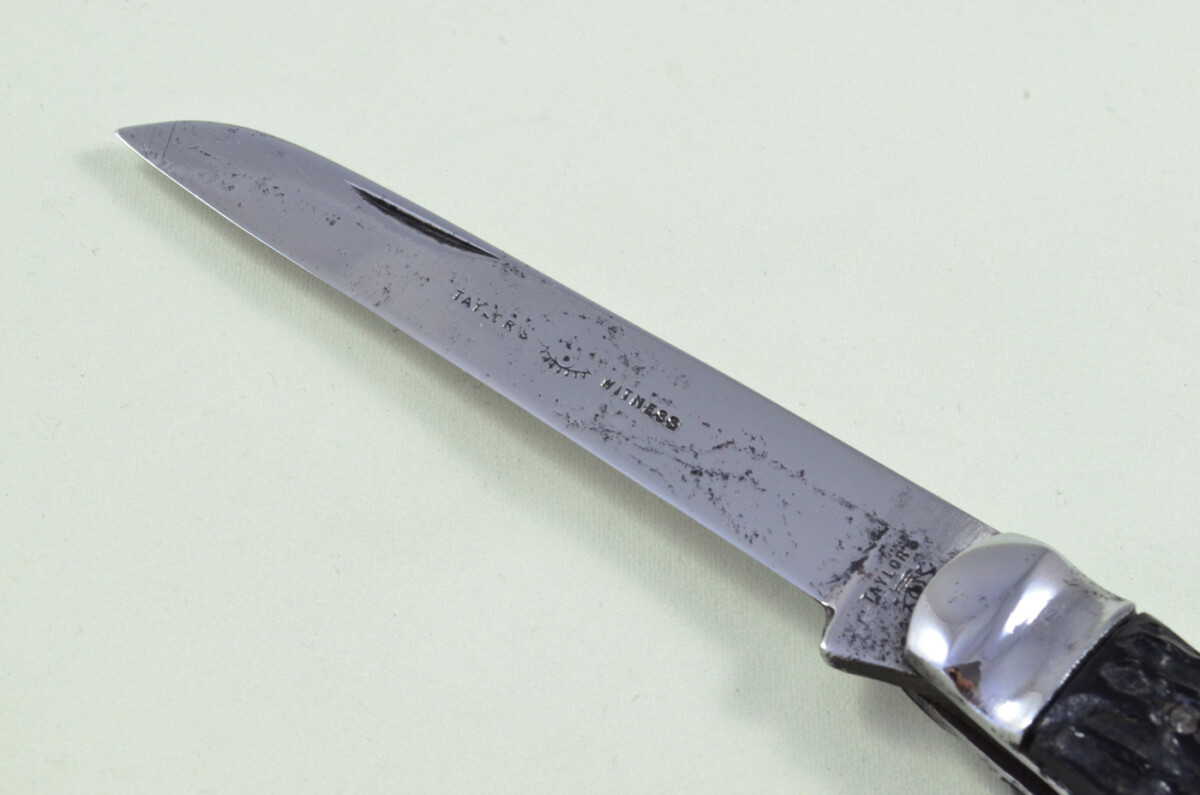 Taylors Eye Witness Sheffield Made Bex Scaled Lambs Foot Pen Pocket Knife - Image 2