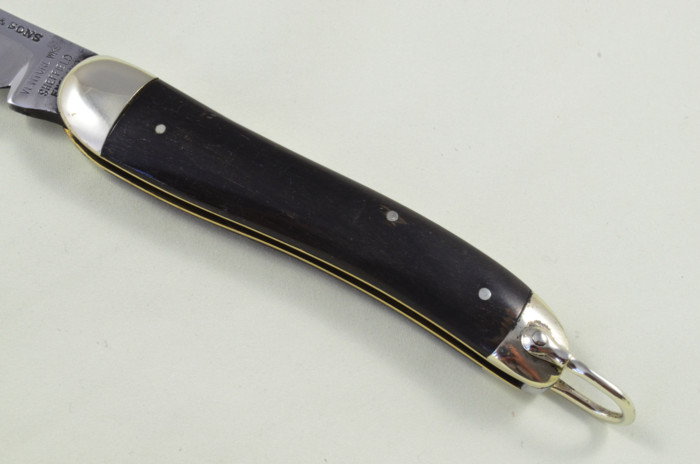 J Copley & Sons Sheffield Made Drop Point Pen Pocket Folding Knife Water Buffalo Scaled Pen Knife - Image 3