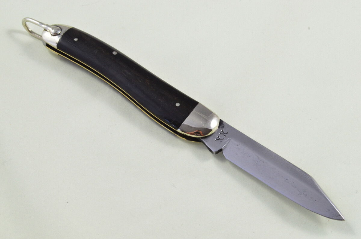 J Copley & Sons Sheffield Made Drop Point Pen Pocket Folding Knife Water Buffalo Scaled Pen Knife - Image 4