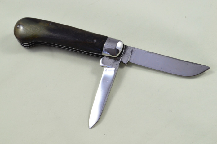 Wheatley Bros Sheffield Made 2 blade Pen Pocket Folding Knife Water Buffalo Scaled Pen Knife - Image 5