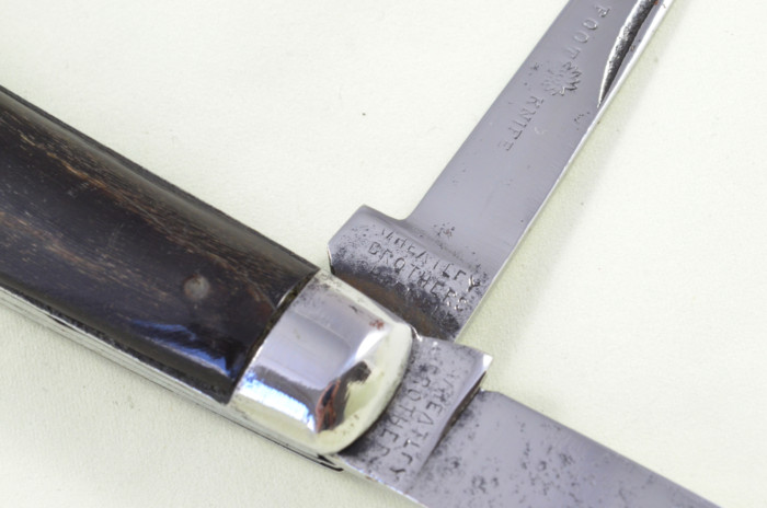 Wheatley Bros Sheffield Made 2 blade Pen Pocket Folding Knife Water Buffalo Scaled Pen Knife - Image 6