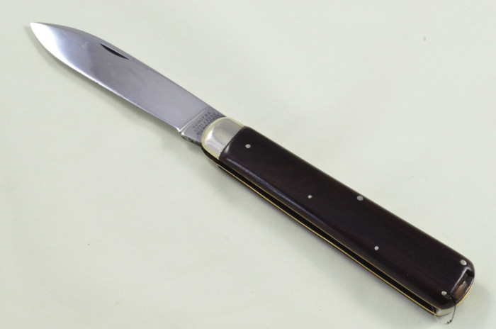 Huge Joseph Rodgers Sheffield Made Spearpoint Pen Pocket Folding Knife Water Buffalo Scaled Pen Knife