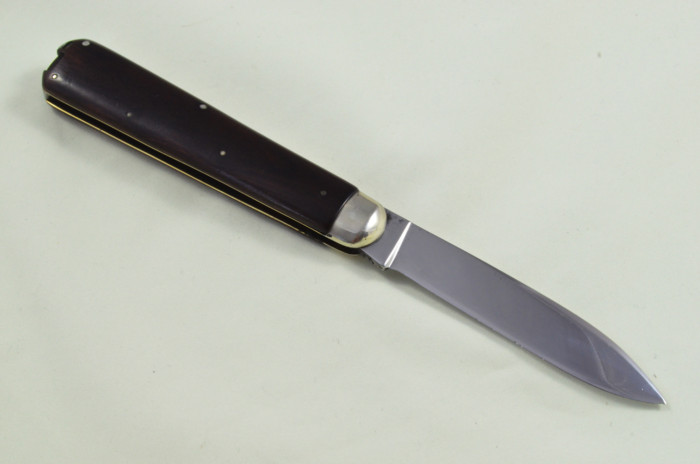 Huge Joseph Rodgers Sheffield Made Spearpoint Pen Pocket Folding Knife Water Buffalo Scaled Pen Knife - Image 4
