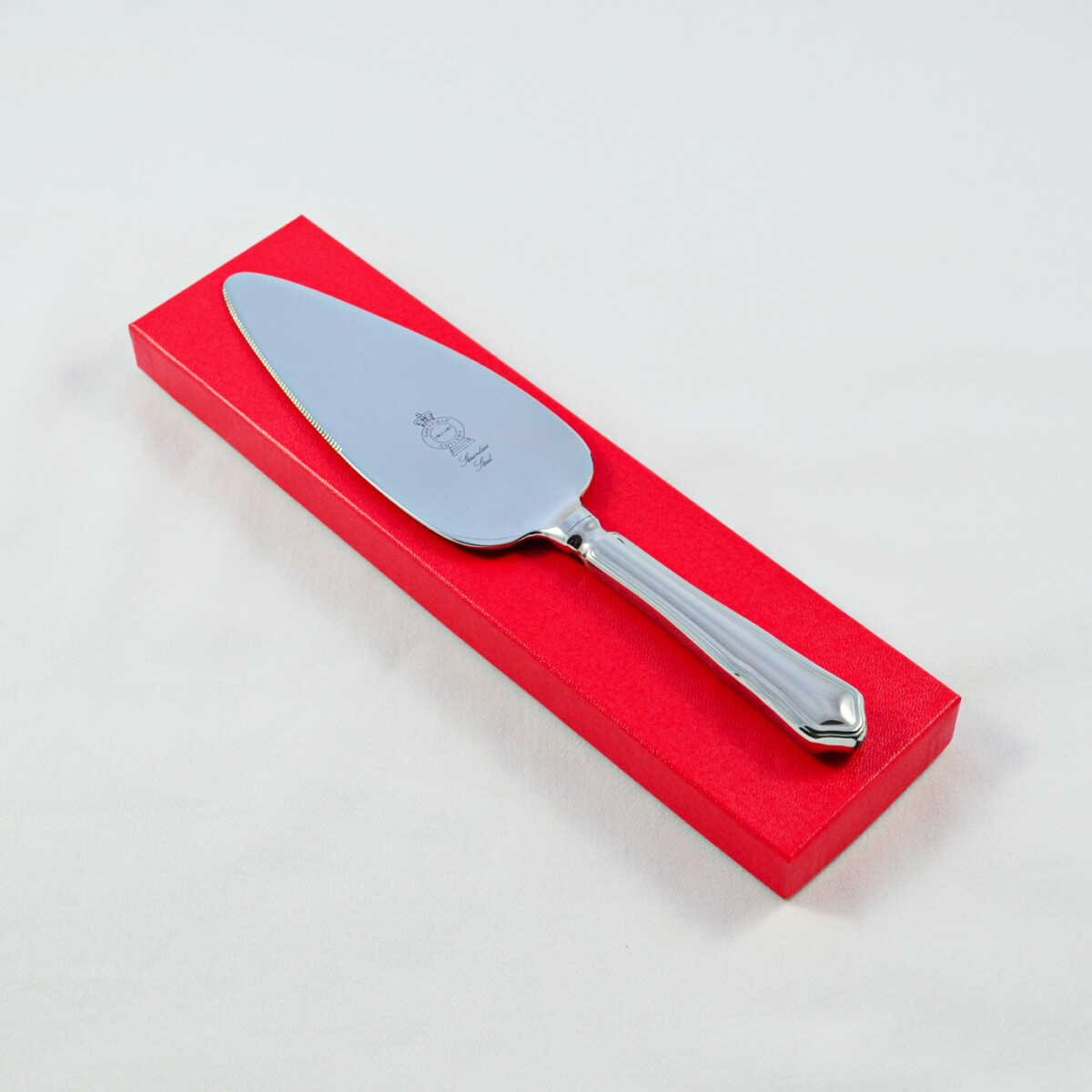 A Dubarry Pattern Stainless Steel Pie/Cake Server Gift Boxed And Engraved 'Sheffield, England'